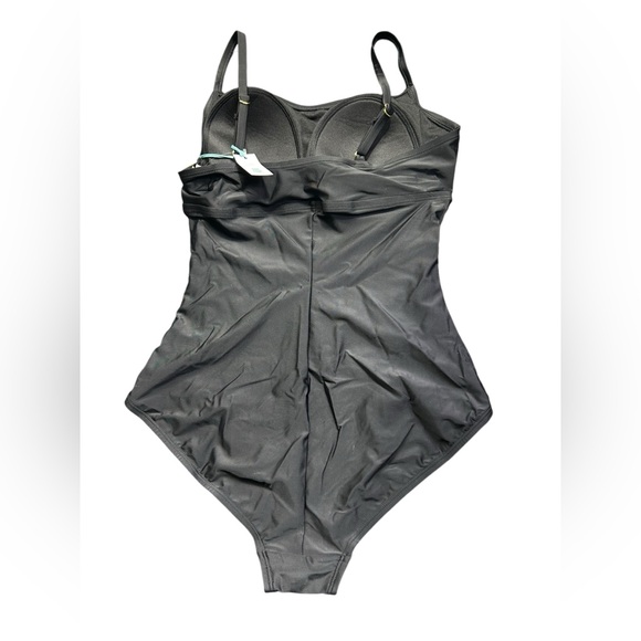 KONA SOL women’s full seat coverage one piece swimsuit size L 12/14 NWT - Picture 5 of 6